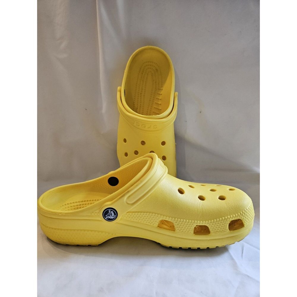CROCS Yellow Mules & Clogs